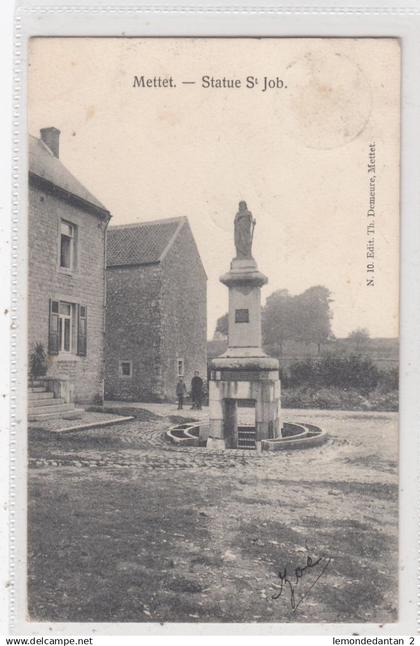 Mettet. Statue St. Job. *