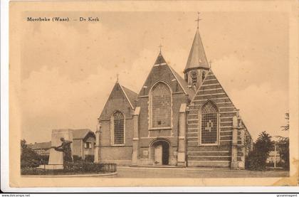 MOERBEKE  WAAS  DE KERK           2 SCANS