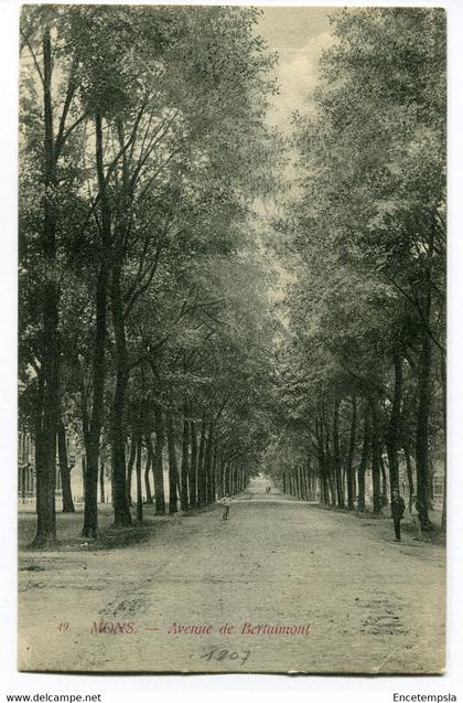 CPA - Carte Postale - Belgique - Mons - Avenue de Berlaimont - 1907 (DG15108)