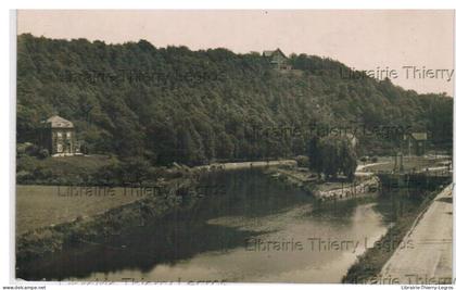 Carte photo LANDELIES   Vue sur l'Ecluse  (mention au dos) Montigny - le - Tilleul CPA Sambre voie navigable fleuve