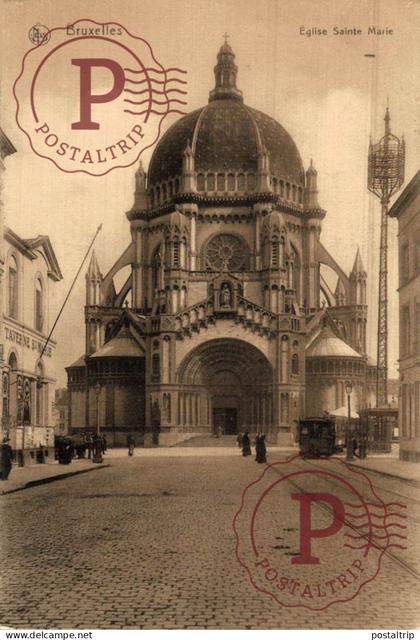 BELGICA. Belgien / Belgium. BRUXELLES. Eglise Sainte Marie
