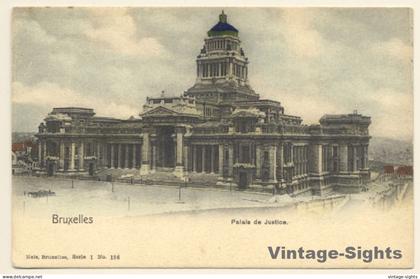 Bruxelles / Belgium: Palais de Justice (Vintage PC 1900s)