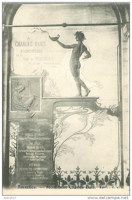 BRUXELLES - Monument Charles Buis.  (Edit. C.V.C.)