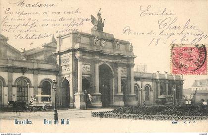 CPA Bruxelles Gare du Midi