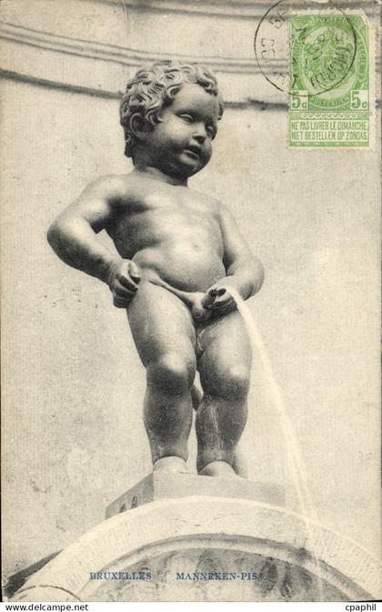 CPA Bruxelles Manneken Pis