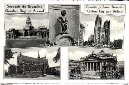 CPM Souvenir De Bruxelles