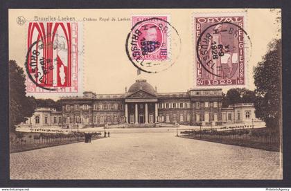 BELGIUM, Postcard, Brussels, Bruxelles-Laeken Château Royal de Laeken