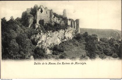 CPA Falaën Onhaye Wallonien Namur, Ruine Schloss Montaigle