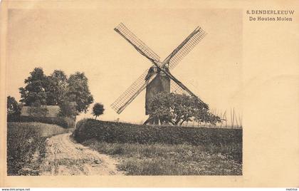 DENDERLEEUW - de houten molen, moulin à vent.