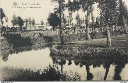 Oostrozebeke - Oost Roosbeke // Een kijkje op de Mandelrivier 19?? Zeldzaam