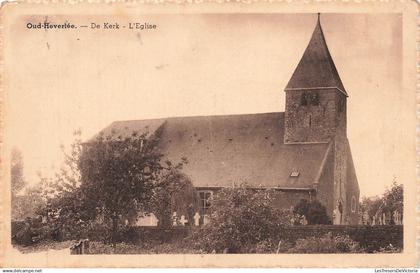 BELGIQUE - Oud Heverlee - De Kerk - Eglise - Uitg Emm Crabbé - Façade Ouest - Mur - Buisson - Carte Postale Ancienne