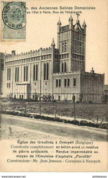 BELGIQUE  OVERPELT  église des ursulines