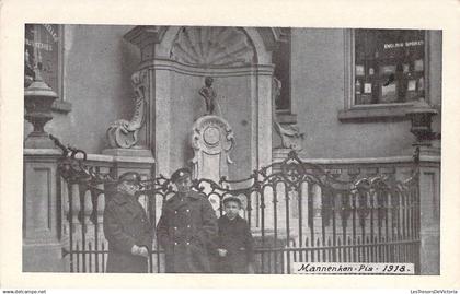BELGIQUE - BRUXELLES -  Manneken Pis - Carte Postale Ancienne