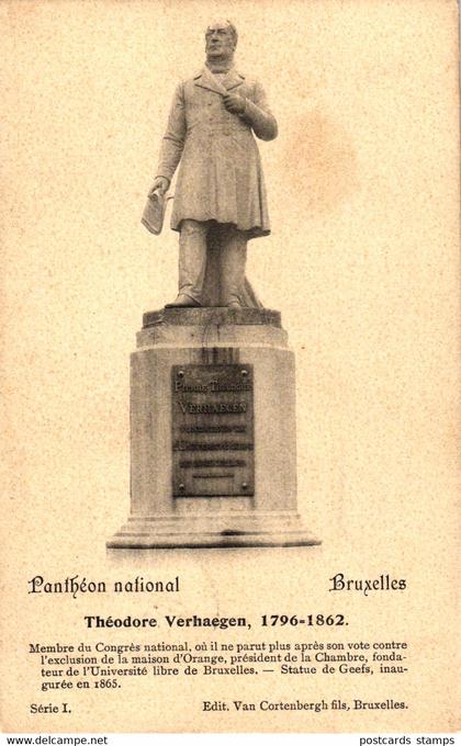 Bruxelles / Brüssel, Pantheo national, Theodore Verhaegen, 1919