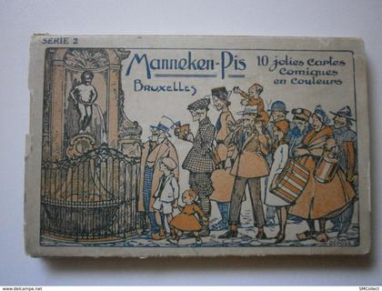Manneken Pis, carnet 10 cartes, voir description