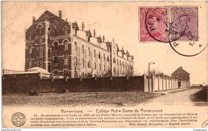 CPA Carte Postale Belgique Bonsecours Collège Notre Dame de Bonsecours 1921 VM101926