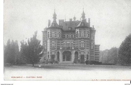 CPA PERUWELZ CHATEAU DUEZ -non circulée