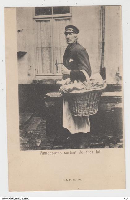 Anneessens sortant de chez lui   Ed F. E. Br