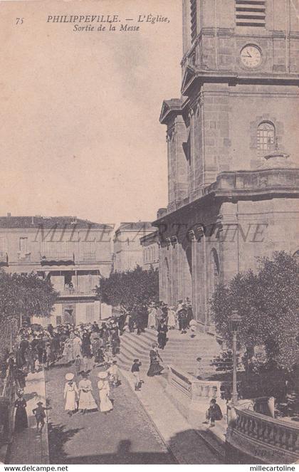 BELGIUM - Philippeville, L'Eglise, Sortie de la Messe, Postcard