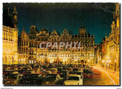 CPM Bruxelles Grand Place la nuit