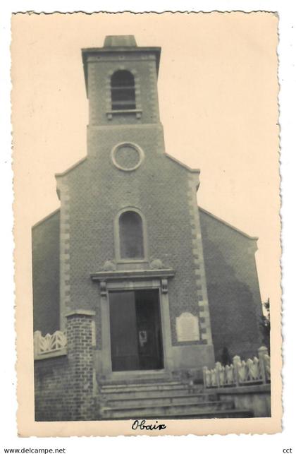 Obaix   Pont-à-Celles     CARTE PHOTO   Eglise