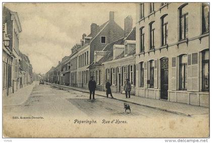 Poperinge :  rue d'Ypres