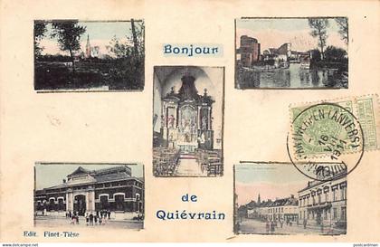 Belgique - QUIÉVRAIN (Hainaut) Bonjour de...