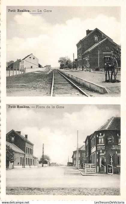 [-10%] BELGIQUE - Ramillies - Geest Gerdmont Petit Rosière - La Gare - Place de la Gare - Carte Postale
