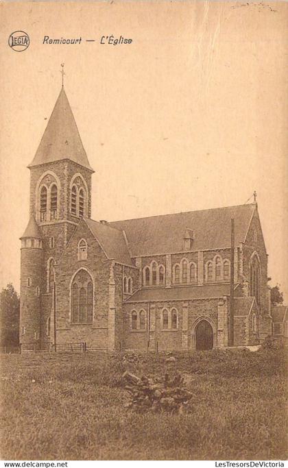 [-50%] BELGIQUE - REMICOURT - L'église - Edit H Kaquet - Carte Postale Ancienne