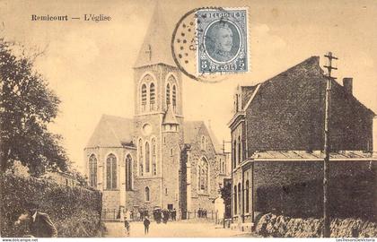 [-50%] BELGIQUE - REMICOURT - L'Eglise - Edit Henri Kaquet - Carte Postale Ancienne