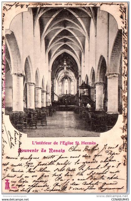 Belgique - FLANDRE ORIENTALE - RENAIX -  interieur de l'eglise