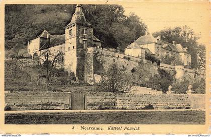 [-5%] BELGIQUE - Riemst - Neercanne - Kasteel Poswick - Foto Centraal - Lanaken - Carte postale ancienne