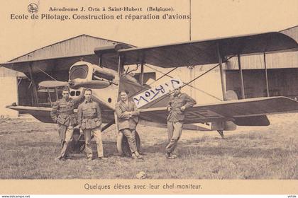 saint hubert   :   aerodrome orta ecole de pilotage  ---   d'avions