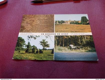 BC17-47 Cpm Un bonjour de Sivry   Sivry Rance