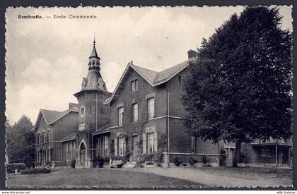+++ CPA - SOMBREFFE - Ecole Communale  //