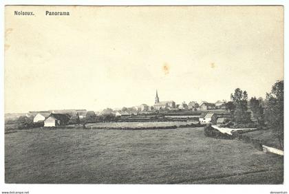 Noiseux. Panorama [Somme-Leuze Noiseux le village église de vue panoramique zicht op champs velden nature]
