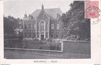 BELGIUM - Morlanwelz, Hospital Postcard 1920