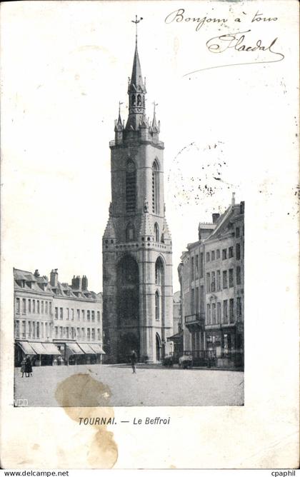 CPA Tournai Le Beffroi