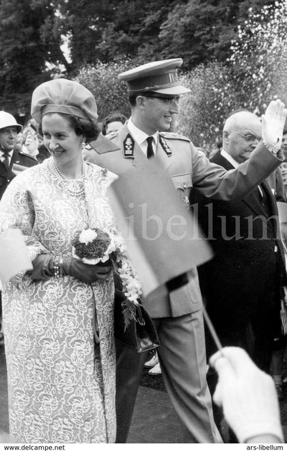 Postcard / ROYALTY / Belgique / België / roi Baudouin / reine Fabiola / Tournai / 1963 / Doornik