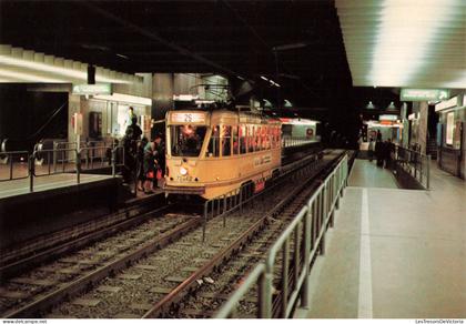 [-10%] BELGIQUE - Bruxelles - Métro - Colorisé - Carte postale