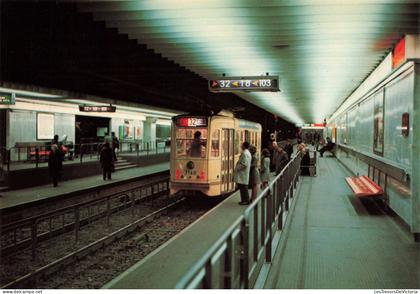 [-10%] BELGIQUE - Bruxelles - Métro - Colorisé - Carte postale