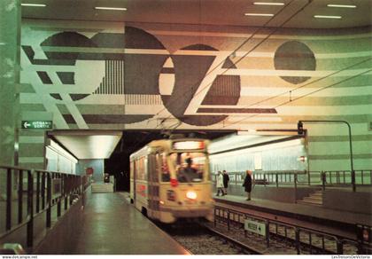 [-10%] BELGIQUE - Bruxelles - Métro - Colorisé - Carte postale