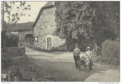 CPA - TROIS PONTS - Chapelle de Brume - Attelage chien   //