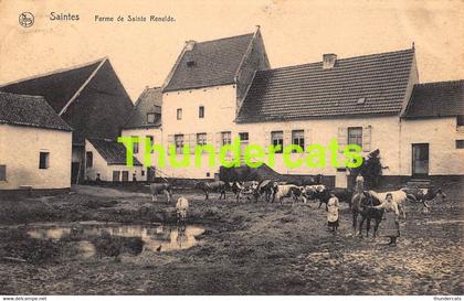 CPA SAINTES FERME DE SAINTE RENELDE