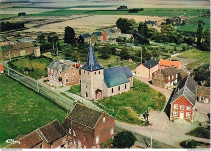 [-5%] BELGIQUE - Villers le Bouillet - Vue aérienne - Léglise Xllè siècle - Carte Postale