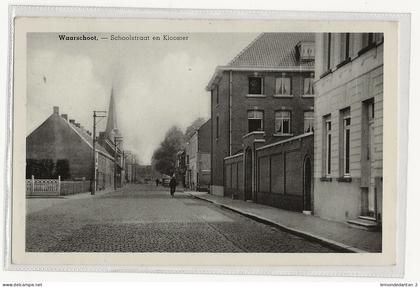 Waarschoot. Schoolstraat en Klooster. *