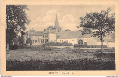 Belgique - Berloz - Un joli coin - Edit. Henri Kaquet - Clocher - Carte Postale Ancienne