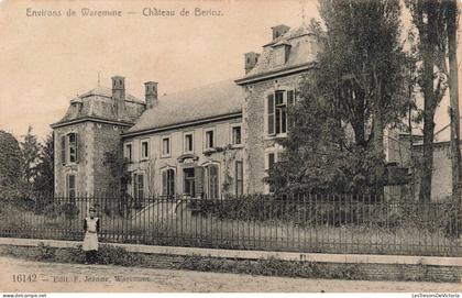 BELGIQUE -  Waremme - Environs de Waremme - Château de Berloz - Carte Postale ancienne