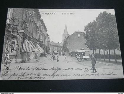 Waremme , 1918 ,  Rue de Huy , Ansichtskarte ,  AK , CPA !!