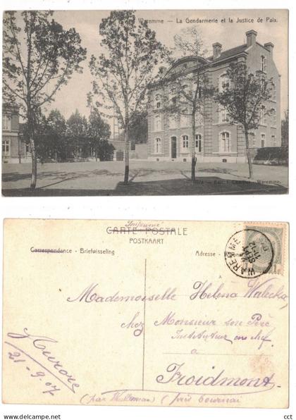Waremme  La Gendarmerie et la Justice de Paix
